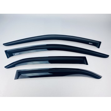 Дефлектори вікон Mercedes E-class W-212 2009-2016 Sedan накладні (DEFL) Q2-3